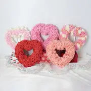 Valentine Day Love Wreath Door Hanging Wedding Proposal Party Scene Decoration