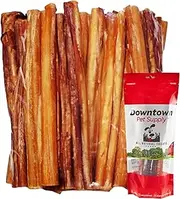 (4 Pack) - 30cm BULLY STICKS - Large Select Thick - Dog Chew Treats, 30cm , by Downtown Pet Supply