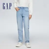 在飛比找momo購物網優惠-【GAP】男裝 修身牛仔褲-淺藍色(892081)