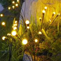 在飛比找松果購物優惠-太陽能庭院造景螢火蟲燈 (3.6折)
