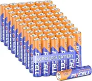 PKCELL AAA LR03 Batteries, 1.5V Triple A Alkaline Battery AAA Batteries for Keyboards Clocks Remote Controls, Pack of 60