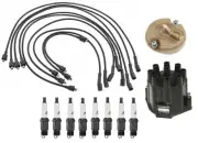 ACDelco Ignition Kit Distributor Rotor Cap Wire Spark Plugs For Pontiac 5.7 V8