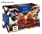 2024 Wild Card Auto Mania American Football Hobby Case 8 AUTOS PER BOX