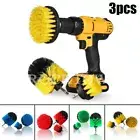 3Pcs/Set Tile Grout Power Scrubber Cleaning Drill Brush Tub Cleaner Combo