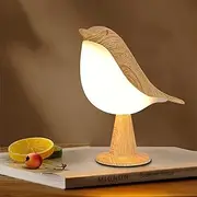 Unillous Small Bird Table Lamp, 2600 mAh Cordless Desk Lamp, Touch Night Light with 3 Color, Small Lamps, Rechargeable Bedside Night Light, Hummingbird Lamps for Bedroom Nightstand Bedside Table