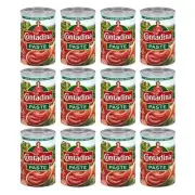Contadina Canned Tomatoes Canned Tomato Paste 12 Pack 12 oz Can