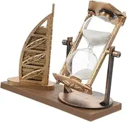 Retro Sandglass Timer Vintage Ornament for Home Office Decor Elegant Table Centerpiece Mesmerizing Sand Flow Unique