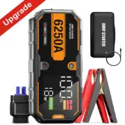 AdoreTrip Car Jump Starter 6250A Battery Charger SuperSafe 12V Lithium PowerBank