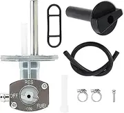 JSMANCAVE 5GH-24500-10-00 Fuel Vavle Petcock with Lever Screw Shut Off Gas Tank Switch Fits For Yamaha Kodiak 400 YFM400 Kodiak 450 YFM450 YFM400FA 4x4 2003-2006 Grizzly 400 450 2007-2014