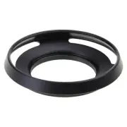 39mm Hollow Lens Hood Metal Hollow Vented Tilted Curved Lens Hood