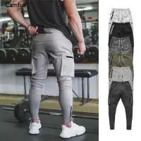 在飛比找露天拍賣優惠-3XL sports multi-pocket jogger