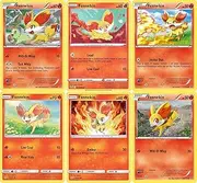 Fennekin - Pokemon 6 Card Lot - 24/146 XY - Fates Collide - Forbidden Light