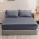 台灣製 素色超細纖 特大床包枕套組 三件組/6×7尺 (多色任選) (3.2折)