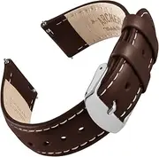 [Archer Watch Straps] Top Grain Leather Quick Release Watch Straps