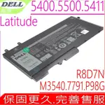 DELL LATITUDE P98G P98G001 P84F P84F001 5400 5500 5411 內置式 適用 戴爾 R8D7N 1V1XF W8GMW 4GVMP 0C5GV2 電池