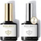 Modelones 7Ml Base and No Wipe Top Coat, Gel Nail Polish Top Coat Set,