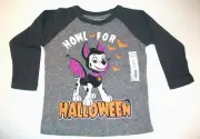 New Boy's Paw Patrol Howl For Halloween Marshall Bat Tee T-Shirt, Sz 2T