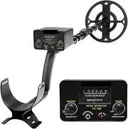 Metal Detectors, Underground Metal Detector TC-200 Depth Yellow Gold Detector Adjustable Tracker Treasure Hunter Hunter for Beach/Gold Hunting(TC-200B)