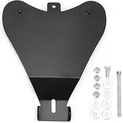 Zohisin Motorcycle Solo Seat Spring Base Plate Bracket Steel with Screws Washers Ideal Replacement for XL883 Bobber Enhancing Riding Comfort and Performance