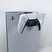 3D Cabin PS5 Single Controller Console Mount Controller Holder Bracket For Play Station 5 Digital Or Disc DualSense Black Left