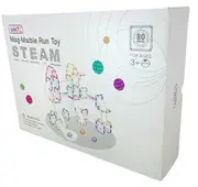 Magnetic Pastel Marble Ball Run 80pcs - STEM Play