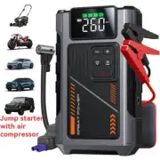 Geeneu 3000A Car Jump Starter Battery Booster Power bank Pack Smart Cable + Case