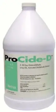 METREX PROCIDE-D PLUS, 28 DAY DISINFECTANT, GALLON, 4/CASE, 1 CASE, 10-3260