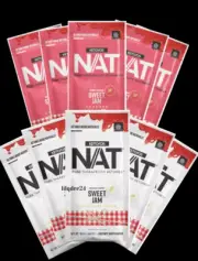Pruvit Keto OS NAT Ketones Sweet Jam Charged + Caffeine Free 10 Pk Exp 7/2025