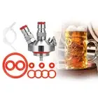 Stainless Steel Mini Keg Dispenser Double Ball Lock Mini Keg Tap Dispenser Mini