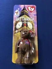 Britannia the Bear ERRORS McDonalds Retired Ty Teenie Original Beanie Baby RARE