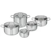 Tefal Virtuoso Induction Stainless Steel 5 Piece Set - Robins Kitchen