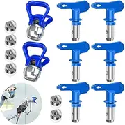 Airless Paint Spray Gun Tip Nozzle and Guard Set for Spraying Sprayer Painter AU