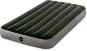 INTEX 64107E Dura-Beam Standard Prestige Air Mattress: Fiber-Tech - Twin Size - 10in Bed Height - 300lb Weight Capacity - Pump Sold Separately