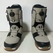 DC JUDGE BOA TAN MENS SNOWBOARD BOOTS SIZE 12 US