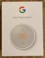 New Google Nest Thermostat E Smart WIFI Learn Thermostat White A0063