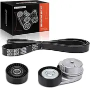 Engine Serpentine Drive Belt Kit Compatible with Volkswagen Cars - Routan 2009 2010 - OHV 3.8L