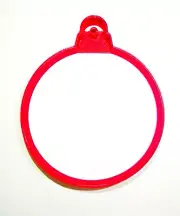 ROUND BALL HANGING CHRISTMAS HOLIDAY TREE ORNAMENT TOOL COOKIE CUTTER USA PR2086