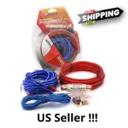 Amplifier Installation Kit 1200W 10 Ga Wiring Complete Car Audio Cable Kit New