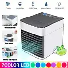 Portable Mini Conditioner Air Cooler USB LED Personal Cooling Desk Fan 3 Speeds