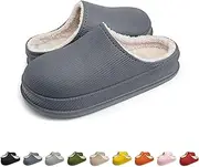 [Wolkensohle] Womens Slippers Fluffy Warm House Shoes Indoor Winter Style for Men and Women Waterproof Comfortable Home Footwear