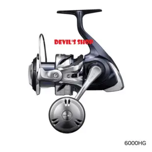 SHIMANO 21年 TWIN POWER SW 6000HG 岸拋/船拋捲線器