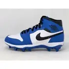 Air Jordan 1 Mid Royal Blue Football Cleats, Size 13 BNIB FJ6805-104