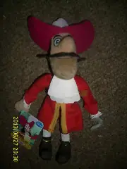 DISNEY JUNIOR JAKE NEVERLAND PIRATES HOOK PLUSH 9 INCH