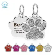 Engraving Pet Name Customized Dog ID Tag Collar Accessories Nameplate Pendant