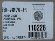 Cooper Wheelock E50-24MCW-FR Speaker/Strobe - SAME DAY SHIPPING
