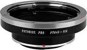 Fotodiox Pro Lens Mount Adapter - Compatible with Pentax 645 Lens to Nikon F Mount Cameras