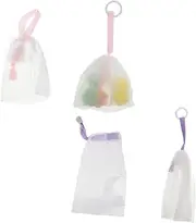 NOLITOY Shower Net Soap Holder Bath Scrubber Foaming Net Soap Foam Enhancing Net Exfoliating Soap Net Soap Exfoliating Soap Pouch Nylon