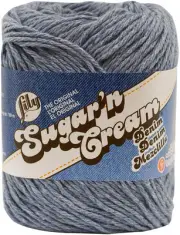 Lily Sugar'n Cream Yarn Solids-Stonewash 102001-1118