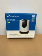 TP-Link Tapo TC73 Indoor 2K Wi-Fi Security Plug-In Camera with Privacy Control