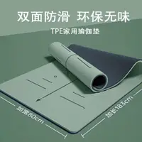 在飛比找蝦皮購物優惠-【免運 愛瑜伽】TPE瑜伽墊防滑抓地加寬加厚家用隔音減震跳繩